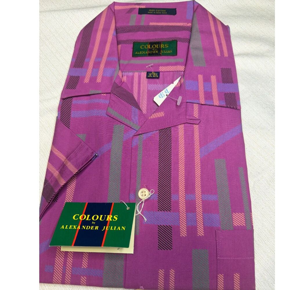 Vintage men's button-down shirt